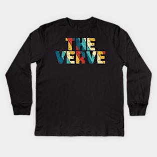 Retro Color - The Verve Kids Long Sleeve T-Shirt